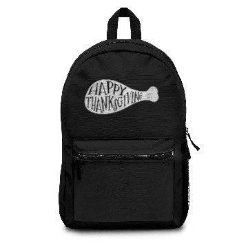 Discover Happy Thanksgiving Turkey Leg 3 Backpacks