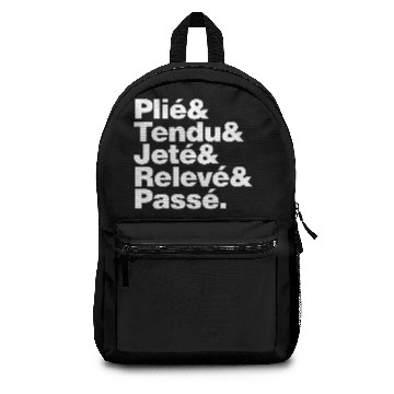 Discover Ballet Dance Movements Backpacks