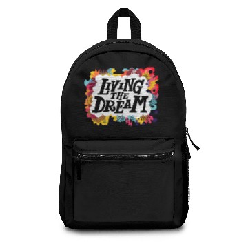 Discover Living The Dream Lettering Backpacks