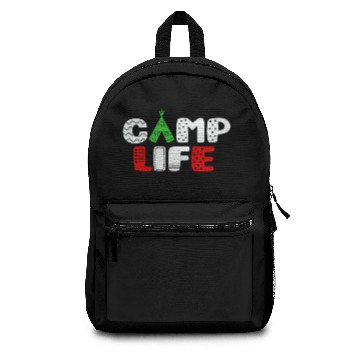 Discover Camp life Happy camper Backpacks