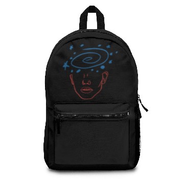 Discover Psychedelic Galaxy Head Backpacks