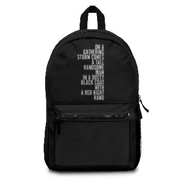 Discover Red Right Hand - Peaky Blinders Backpacks