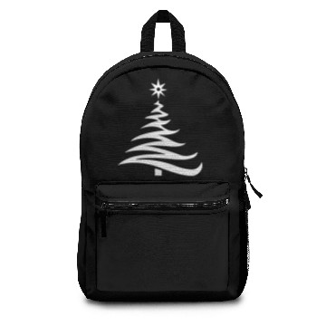 Discover White Christmas Tree funny Backpacks