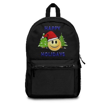 Discover Happy Holidays Smiley Face Backpacks