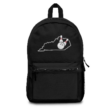 Discover Bowling Pins Kentucky Funny Bowling Backpacks