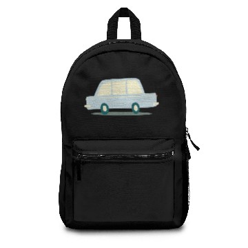 Discover Vintage Retro Duck Egg Blue Car Backpacks