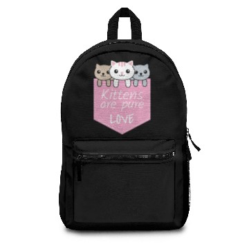Discover Kittens are Pure Love Backpacks
