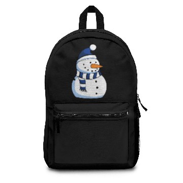 Discover Snowman Illustration funny Backpacks