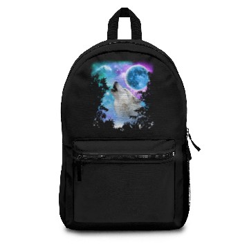 Discover Grey Wolf MidNight Howling Forest Backpacks