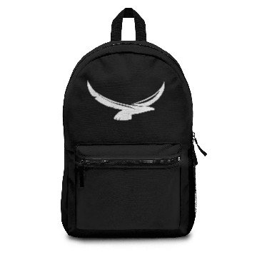 Discover Metallic Seagull Logo Backpacks