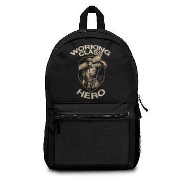 Discover Gift for Mechanics Working Class Hero Backpacks