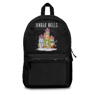 Discover cat jingle bells Backpacks