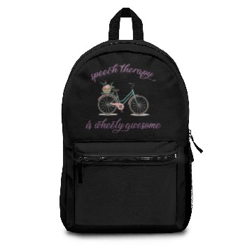 Discover Speech Therapy is wheely Awesome Backpacks