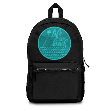 Discover Life is a beach Backpacks