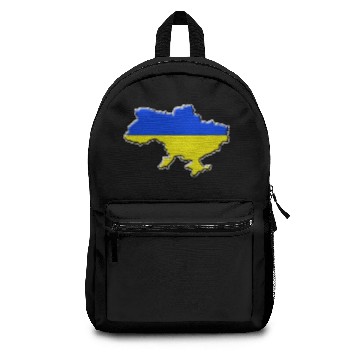 Discover Ukraine Flag Map Backpacks