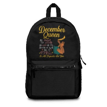 Discover December Black Queen Backpacks
