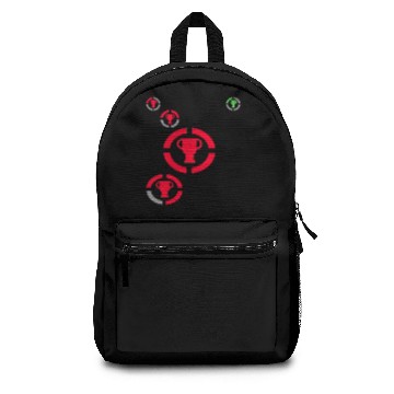 Discover Game Theory Levels up Parallel Logos - Nerds Gift Backpacks