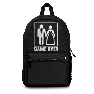 Discover GAME OVER AFTER WEDDING! GIFT IDEA Backpacks