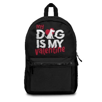 Discover My Dog Is My Valentine Backpacks