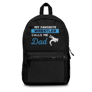 Discover Wrestling Dad Backpacks