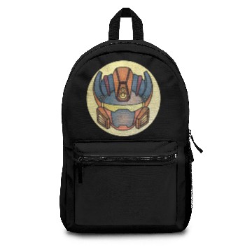 Discover robot head #1 Backpacks