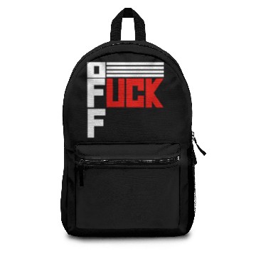 Discover FUCK OFF Backpacks