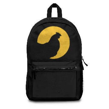 Discover Cock In Moonlight funny Backpacks
