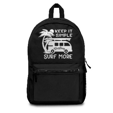 Discover Keep It Simple Surf More Backpacks