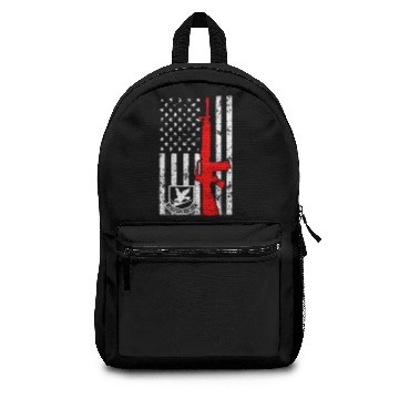 Discover Air Force Security Forces Defensor Fortis flag Backpacks