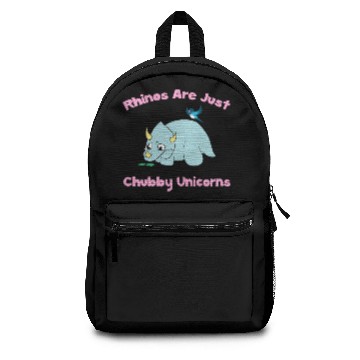Discover Rhinos Are Just Chubby Unicorns Backpacks