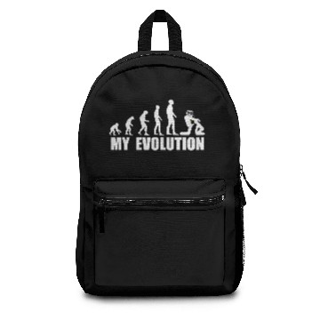 Discover My Evolution funny prank joke birthday funny gift Backpacks