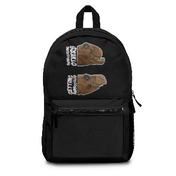 Discover Bamboozling Vs Getting bamboozled Dinosaur Meme Backpacks