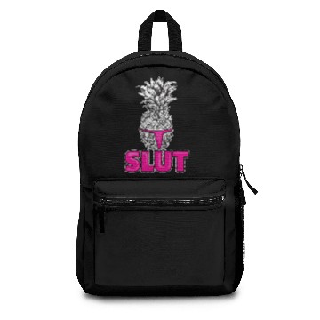 Discover Pineapple slut - Funny, Ironic, Sarcastic Backpacks