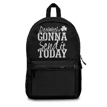 Discover Send it Saint Patricks Backpacks