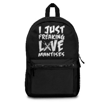 Discover Mantis insect love Backpacks