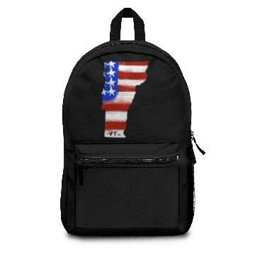 Discover Vermont USA State Flag Pride Gift Backpacks