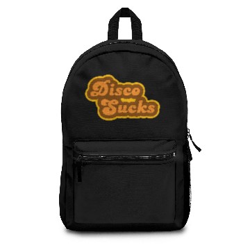 Discover Disco Sucks Backpacks