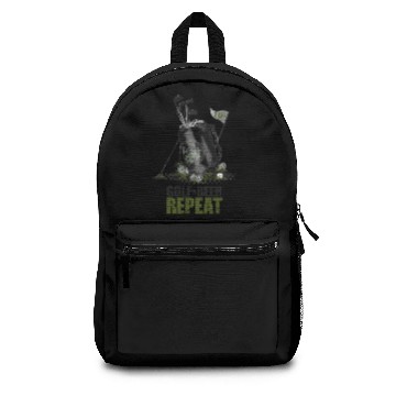 Discover Golf Beer Repeat Backpacks