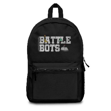 Discover Battle Bot fight robot war machine gift Backpacks