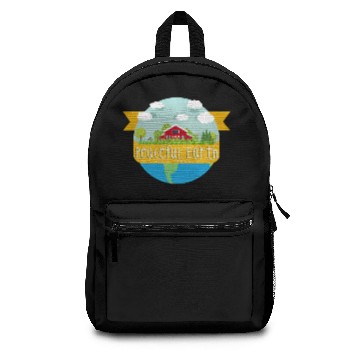 Discover peace on earth Backpacks