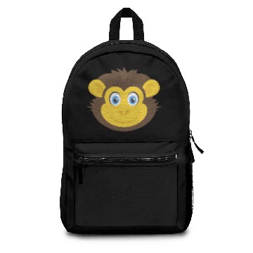 Discover cute monkey ape affe 7 Backpacks