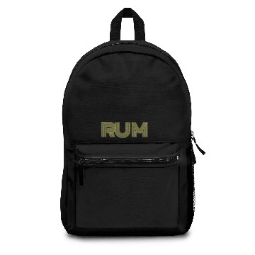 Discover Backpacks with "save water drink rum" print