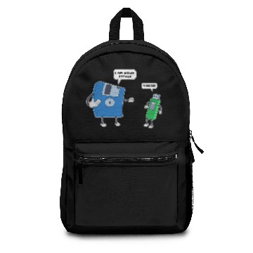 Discover Computer Engineering Father & Son Floppy Disk Gift Backpacks