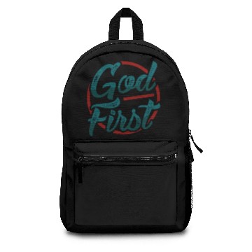 Discover God first Backpacks