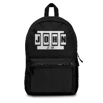 Discover JOHN 3 16 Backpacks ARTWORK