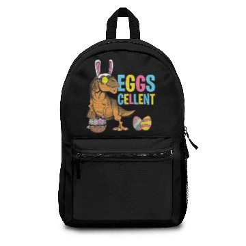 Discover Easter eggs T-Rex Dino rabbit ears funny gift Backpacks