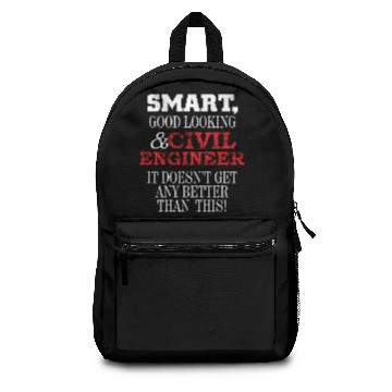 Discover Smart Civil Engineer Engineering University Backpacks