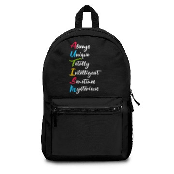 Discover Autism Awareness Backpacks