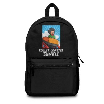 Discover Roller Coaster Lovers Funny Theme Park Junkie Gift Backpacks