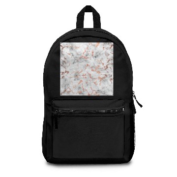 Discover Rose Gold and Marble Pattern Backpacks